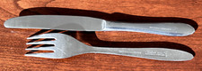NIGERIA AIRWAYS IN-FLIGHT FLATWARE : FORK & KNIFE E226 picture