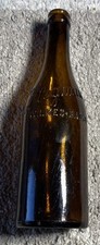 Stegmaier Pre Pro Amber Embossed Beer Bottle Wilkes Barre Pa picture