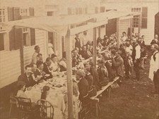 1872 J.A. French NH Stereoviews x10 Stone Family Reunion Swanzey Genealogy picture