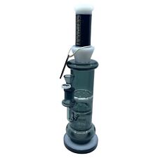 Cheech Bong 11inch Tall Shower Head Perculator  Green Grey Waterpipe picture