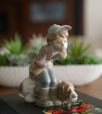 LLADRO Hunting Boy With Shotgun and Dog #4971 Retired Mint Condition picture