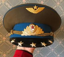 USSR Soviet KGB State Security Officer Military Army Visor Hat Original Cap picture