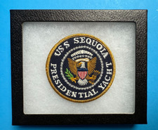 JOHN F KENNEDY -RARE VINTAGE PRESIDENTIAL YACHT SEQUOIA PATCH- WHITE HOUSE-ISSUE picture