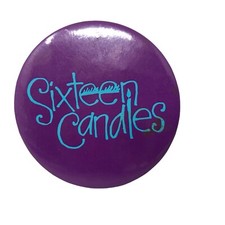 VTG 1983 Sixteen Candles Button Movie Theater Employee Flair Ringwald picture