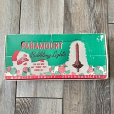 BOX ONLY Vintage Paramount Lights EMPTY BOX NO LIGHTS NO CORD As Is #3 Rare picture