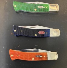 LOT Of CASE XX AXE HANDLES * 3 Different Designs* RARE LOT picture