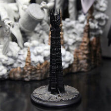 18CM Lord of the Rings Saruman Orthanc Mini Tower Resin Statue Model Gift picture