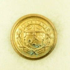  1890s Lloyds Steamship Shipping Registration Uniform Button Original D5 picture