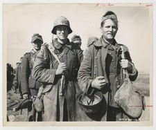 German Prisoners Of War Captured In Italy Marching 1944 WW2 Photo J16252 picture
