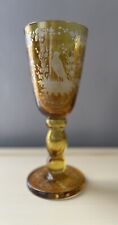 Clearance Lovely Bohemian Golden Amber Chalice picture