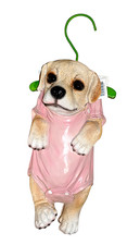 Toscano Labrador Puppy Dog Hanger Novelty Figurine Home Garden Decor Realistic picture