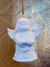 2024 Goebel Annual Angel Bell - White Unpainted - 49th Edition-MIB-FREE USA ship picture