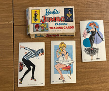 Lot of 3 1962 Barbie Jumbo Trading Cards #170 174 175 & Official Cardboard Box picture