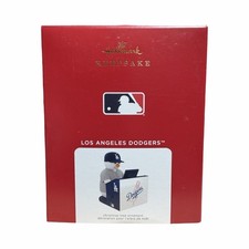 2021 Hallmark Los Angeles Dodgers Ornament - MLB - Baseball Snowman - Los Doyers picture