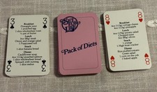 Vintage 1984 SWEET 'N LOW Pack-of-Diets Lose 2lbs A Week Playing Cards COMPLETE picture
