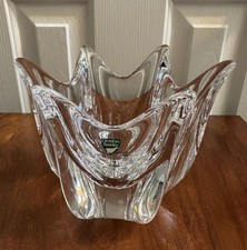 Vintage Orrefors Belle Tulip Lead Crystal Bowl From Sweden picture
