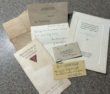 Vintage ~1907-1912 MIT Massachusetts Ephemera, Club, Class Signatures, Engineer picture