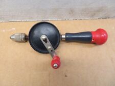 VTG STANLEY HANDYMAN HY-LO DRIVE HAND DRILL H1221 EGG BEATER USA w/ 7 Bits picture