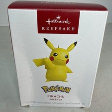 2025 Hallmark Keepsake Pokémon Pikachu Christmas Ornament New in Box picture