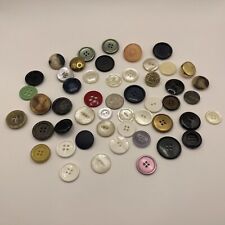 45 Vintage Plastic Sewing Buttons picture