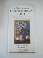 A Brief History Of Religious Military Orders Fold Out Laminated Map History picture