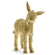 NEW Schleich 72145 Special Edition Golden Donkey RETIRED farm life limited picture