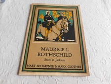 1924 VINTAGE ORIGINAL ART NOUVEAU CATALOG HART SCHAFFNER MARX CATALOG picture