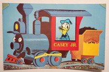 Disneyland postcard; very scarce Donald Duck postcard with 3-D attachment picture