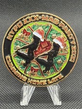 NYPD 44th Precinct XXX-MAS Party 2021 Rookie Of The Year Challenge Coin picture