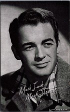 Mark Stevens Mutoscope Card Vintage Actor Movie Star Portrait Postcard picture