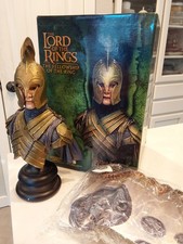 Sideshow WETA Lord of the Rings High Elven Infantryman 1/4 Bust LOTR - NiB  picture