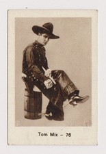 Tom Mix 1930s Monopol Film-Bilder German Tobacco Card #76 Film Star picture