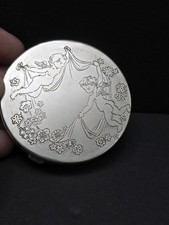 Vintage Gorham Sterling Silver Cherub Powder Compact Mirror No. 439 picture