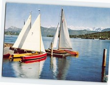 Postcard Lake Lucerne and Mountains Lucerne Switzerland picture