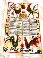 1966 Vintage Rooster Calendar - “Good Morning - 27