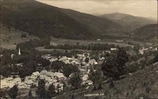 ROCHESTER VT Bird's Eye View Old Real Photo RPPC Old Postcard picture