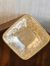 VTG WMF-IKORA Art Deco Silver Plated Tarnish Resistant Tray Dish Golden Rim picture