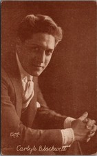 Carlyle Blackwell Silent Film Star RPPC Postcard Evans L.A. Photo 1910s picture