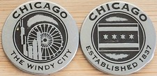 RAREST OF THE RARE - CHICAGO - THE WINDY CITY - NATIONAL PARK TYPE TOKEN picture