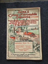 Vintage Rare 1909 Dyke's Course Of Automobile Engineering Instruction Sheet 4  picture
