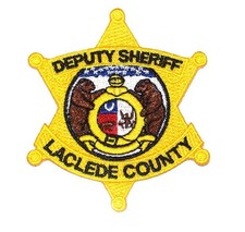 LACLEDE COUNTY – DEPUTY SHERIFF - MISSOURI Police Patch STAR SHAPE 3.25” O1 picture