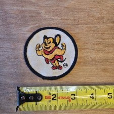 Vintage Mighty Mouse Embroidered Cloth Patch -Classic Cartoon | Comic Book picture