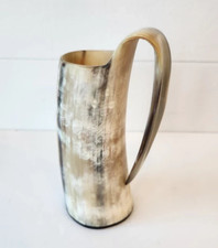 Alehorn 6 inch mug Viking Beer Drinking Horn Tankard Mug 13oz X-mas picture