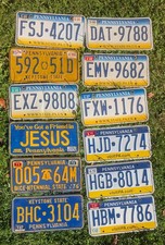 12 Pennsylvania Penna Pa License Plates .. Expired Collect Craft Man Cave picture