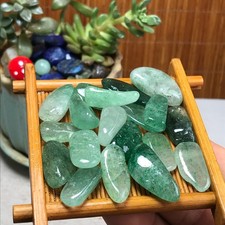 19Pcs Natural green Strawberry Crystal gemstone Polish Mineral Specimen A7538 picture