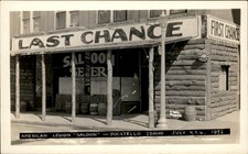 Pocatello ID American Legion Last Chance Saloon c1932 Real Photo Postcard bhn picture