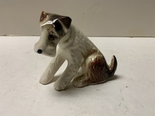 1940's Terrier Dog Figurine Japan Hand Painted picture