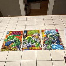 SAVAGE DRAGON #1 #2 #3 Lot Complete 1992 Mini Series Image Comics Erik Larsen picture
