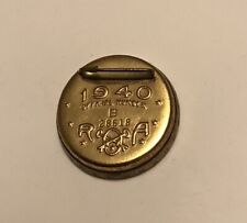 1940 Little Orphan Annie Radio Pin Button Decoder picture