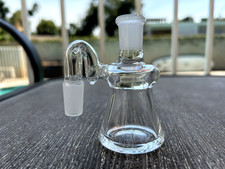 Premium Quality 14mm 90° Mini Dry Ash Catcher Tobacco Water Pipe Bong Bubbler picture